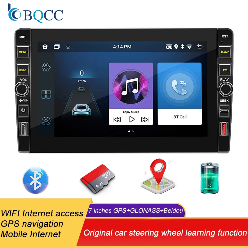 BQCC Automagnetica 9-дюймовый автомобильный радиоприемник Android 12 с GPS Wi-Fi Bluetooth для Volkswagen Ford
