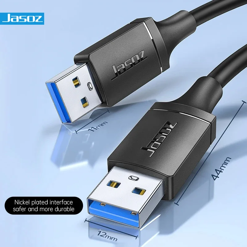 Jasoz USB к USB кабель типа A мужчина к мужчине USB 3,0 Высокоскоростной Дата кабель для радиатора жесткий диск ТВ коробка автомобиля USB шнур