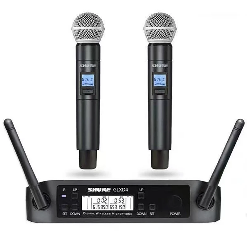 

Беспроводной микрофон SHURE GLXD4 Beta 58a UHF 640-690 МГц, профессиональный ручной микрофон для сцены, церкви, встречи, записывающей студии