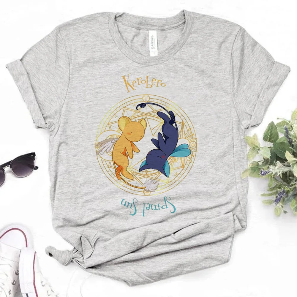 

Cardcaptor Sakura tshirt women manga Japanese top female designer graphic harajuku clothes