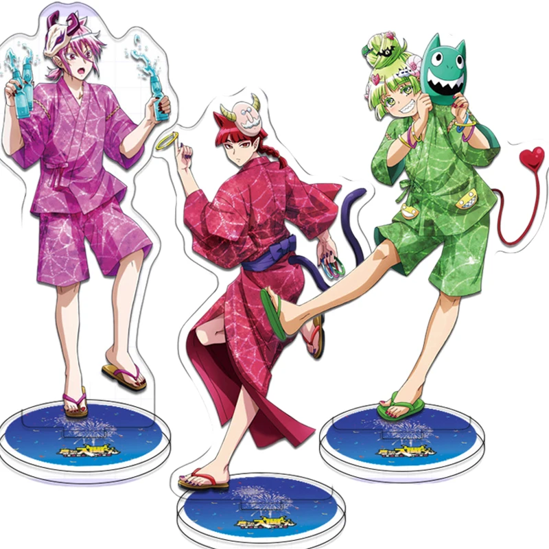 Аниме фигурки Mairimashita Iruma-kun Suzuki Asmod Ellis акриловые стенды персонаж декоративная модель Косплей настольные украшения