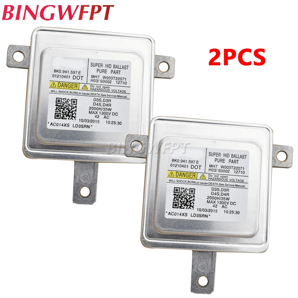 2 шт. OEM D3S D3R D4S D4R XENON Балласт 8K 0941597 E/W003T22071 Для Audi A1 A3 A4 A5 A6 A7 A8 Q3 VW CC Seat Skoda