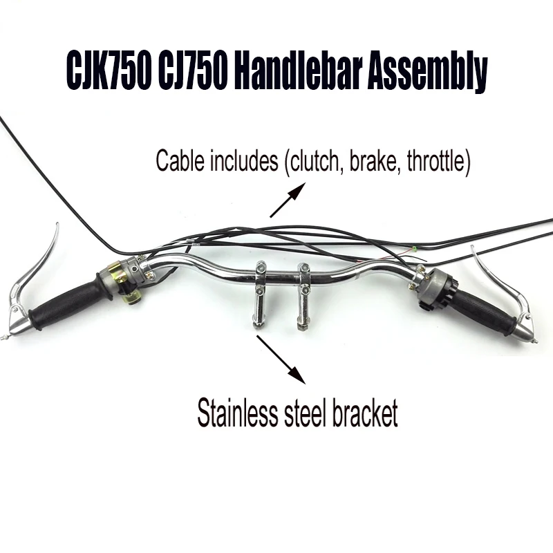 

DUPANQ Ural CJK750 Руль мотоцикла в сборе Ручка Кронштейн Ручка Рычаг Кабель R1 R71 M72