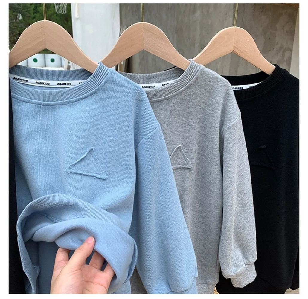 Children's Clothing 2022 Spring Autumn New Fashion Children's Sweater Leisure Set Boys' Sports Clothes Cotton Two-piece Set