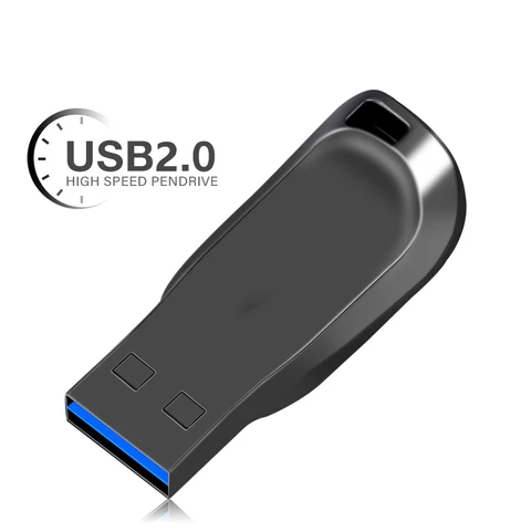USB флеш-накопитель 2,0, высокоскоростной флеш-накопитель 128 ГБ, 64 ГБ, 32 ГБ, 16 ГБ, 8 ГБ, USB 2,0, флеш-накопитель 64 ГБ, 128 ГБ, металлический флеш-накопитель 2,0