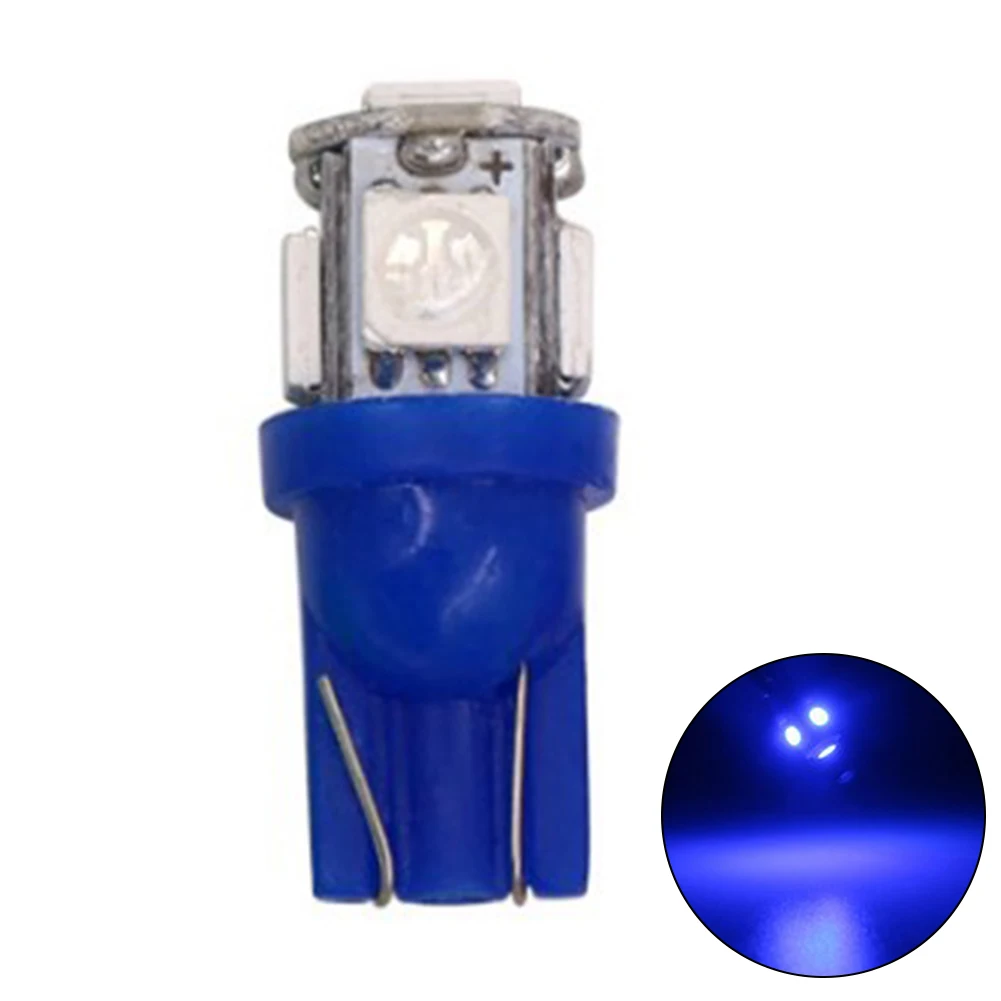 

1 шт., автомобильная лампа T10 5050, 5SMD, для номерного знака