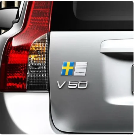 Фото Наклейка-эмблема из алюминиевого сплава T5 T6 R для Volvo XC60 XC90 XC40 V40 V60 V90 S60 S90 S80 №2