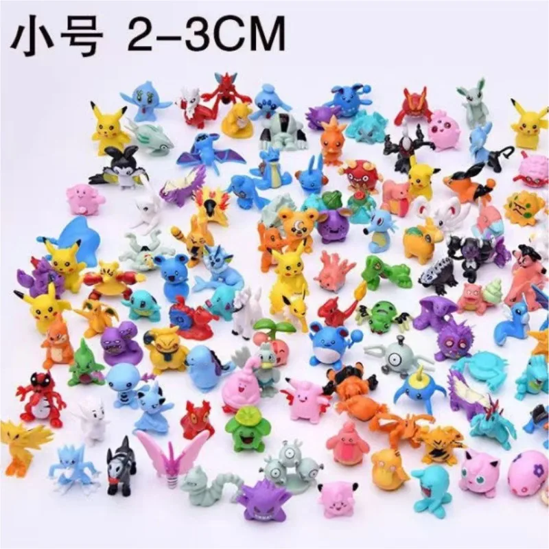 

24-144pcs Pocket Monster Handmade Pikachu Anime Cartoon Characters Exquisite Children's Toys Christmas Holiday Gifts