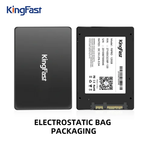 KingFast SSD жесткий диск 1 ТБ 240 ГБ 256 ГБ 120 ГБ 128 ГБ 480 ГБ 512 Гб Sata 3 HD SSD Внутренний твердотельный накопитель для ноутбука и настольного компьютера - Электростатическая упаковка