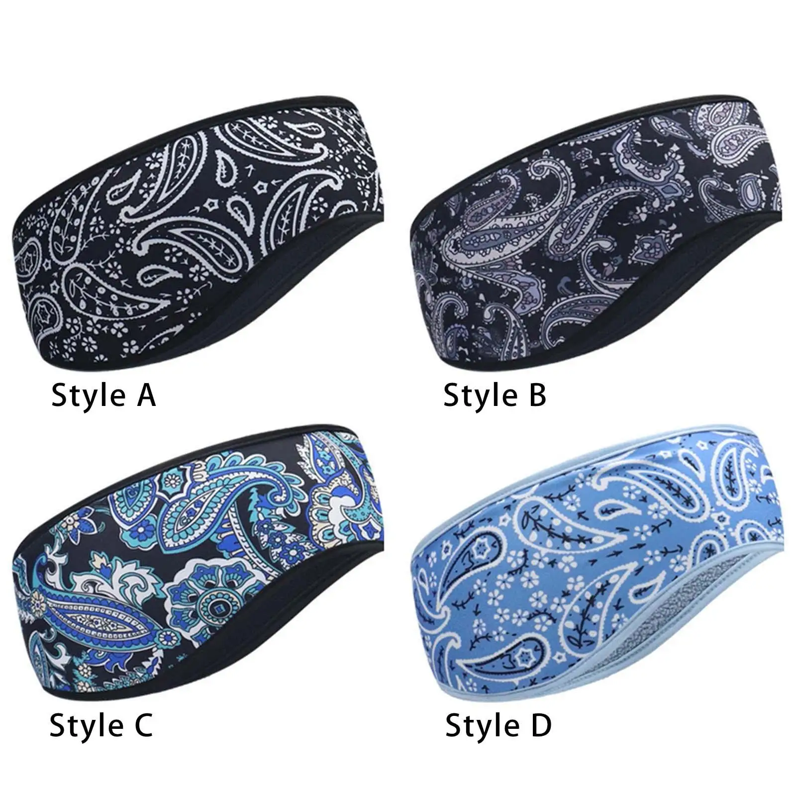 

Winter Earmuffs Headscarf Ear Covers Sweatband Ear Protectors Headwear Cold Weather Ear Warmers Headband for Outdoors Yoga Ski