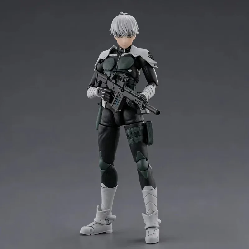 Фото Коллекционная подвижная фигурка Bandai SHF Kaiju No.8 Ichikawa Reno 3rd Unit в наличии, подарок для мальчиков №4