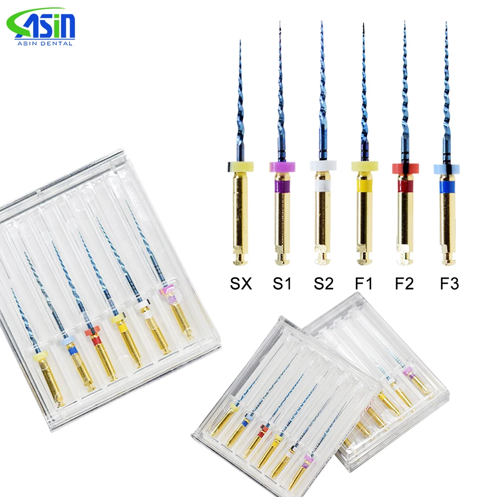

Dental Endo Root Files Root Canal Universeral Engine Use Rotary Files Endondontic Root Canal NITI 25mm SX-F3 Dentist Tools
