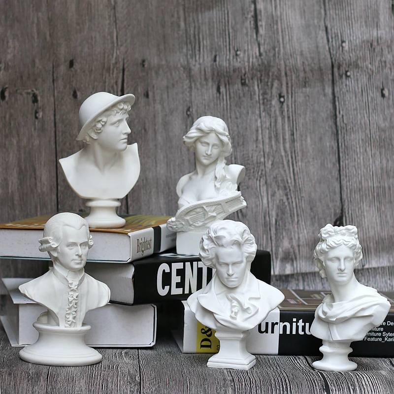 Статуэтка музыканта битовена Моцарта статуэтка с орнаментом древний греческий