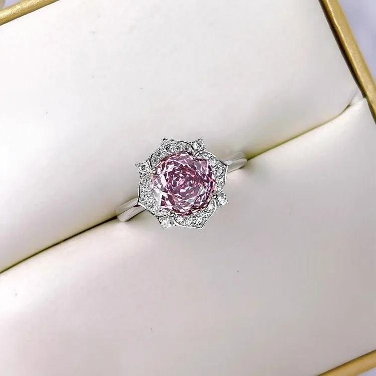 Живая взрывная роза тысячелетия фиолетовое и розовое цветочное ожерелье женская