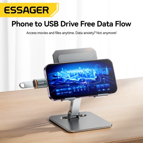Essager USB 3.0 адаптер OTG USB A «мама» на тип C «папа» конвертер для Macbook pro Air Samsung S20 S10 USB OTG разъем
