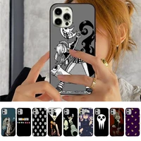 anime soul eater poster phone case for iphone 11 12 13 mini pro max 8 7 6 6s plus x 5 se 2020 xr xs funda case