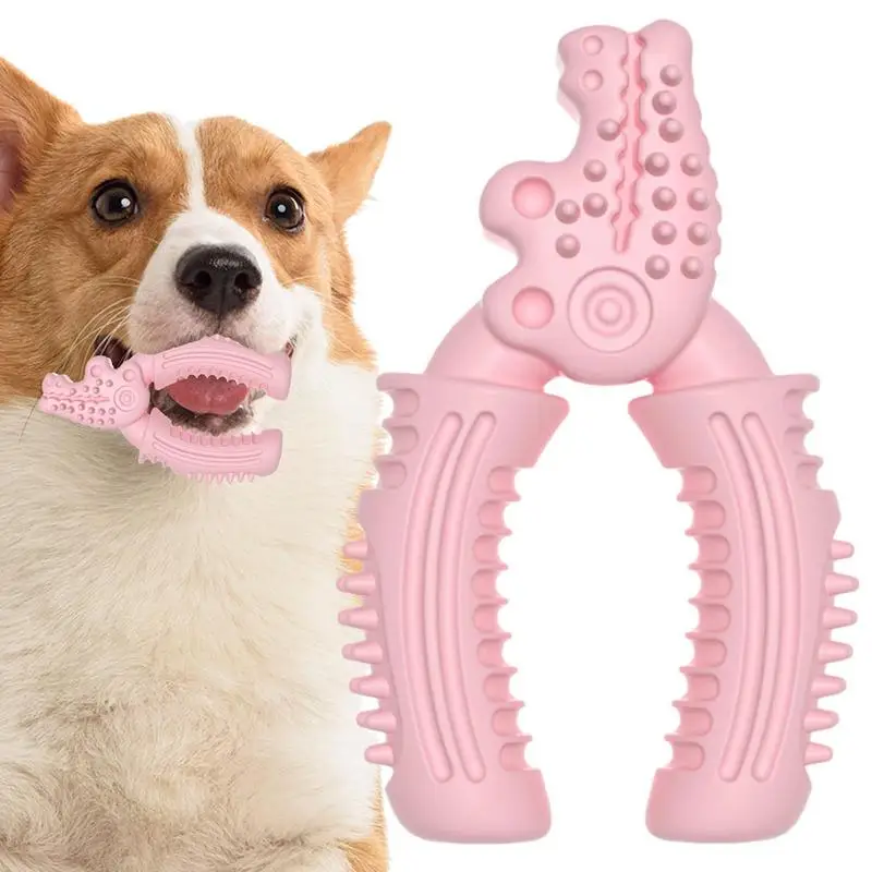 

Dog Teeth Stick Dog Toothbrush Interactive Pet Toys Dog Teething Toys For Aggressive Chewers Large Breed Alligator Toys