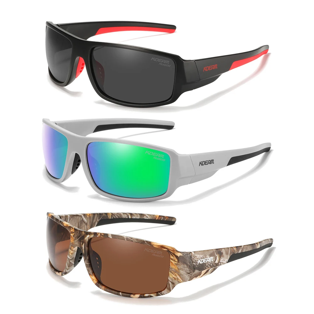 

2023 High Quality KDEAM Polarized Man Sunglasses Luxury Brand Designer Green Goggles Fishing Driving Outdoor Eyewear TUNA ALLEY