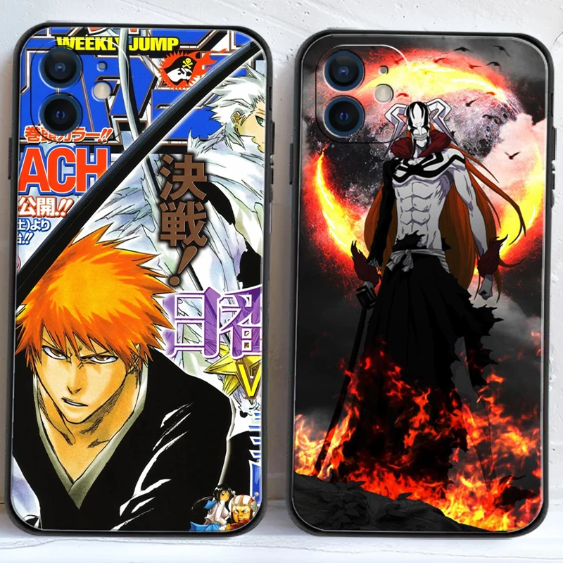 

Bleach Anime Japan Phone Cases For iPhone 11 12 Pro MAX 6S 7 8 Plus XS MAX 12 13 Mini X XR SE 2020 Cases Coque Carcasa