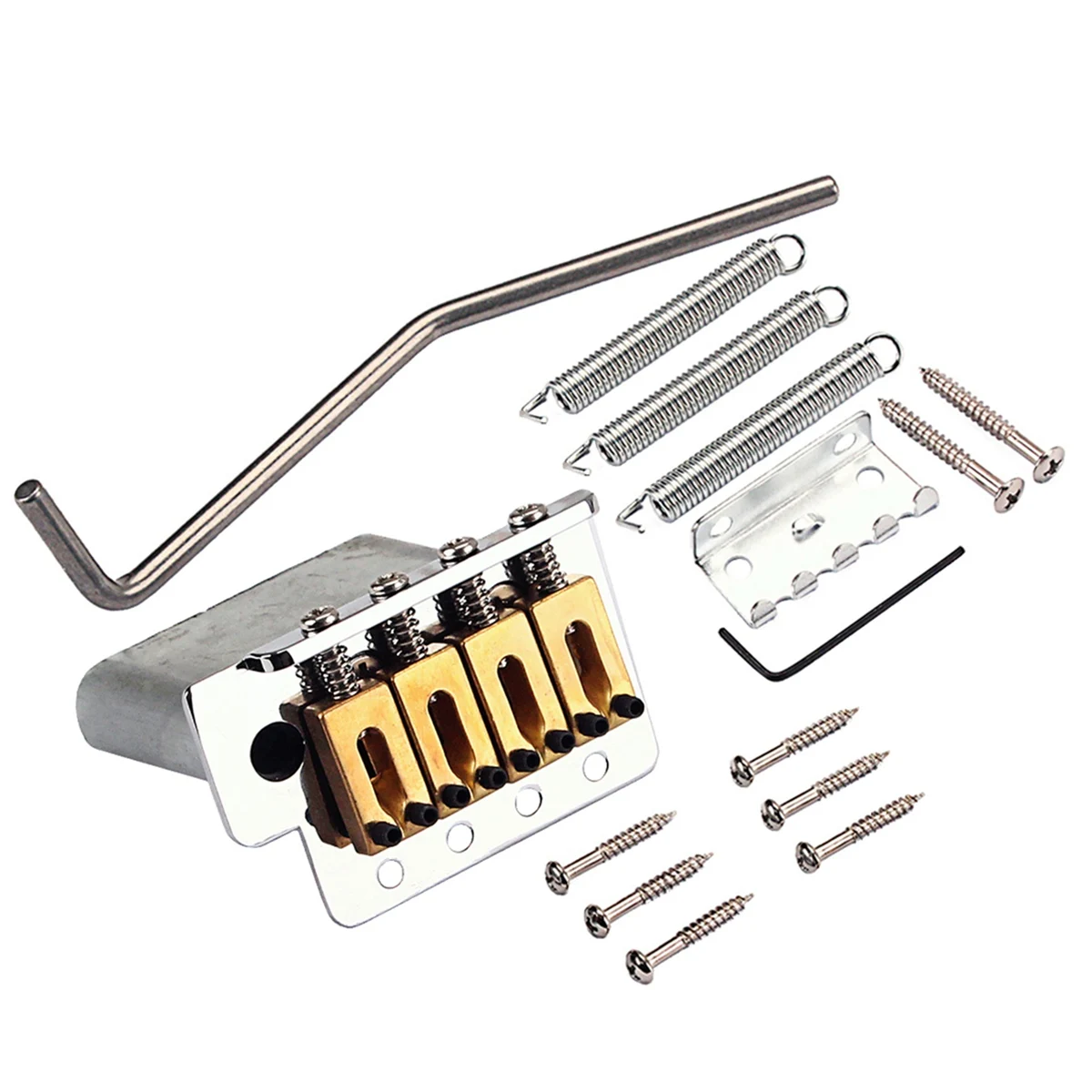 

Four String Cigar Box Guitar Tremolo Bridge System Cigar Box Guitar Parts