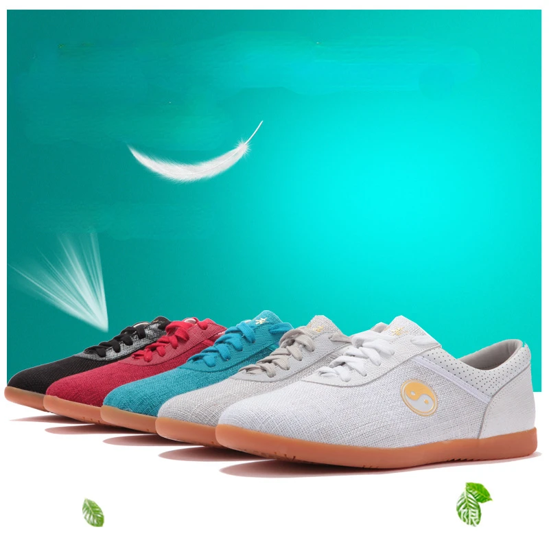

XIHAHA Fashion Canvas Men Women Sport Martial Arts Kung Fu Shoes Man Tai Chi Sneakers Coarse Cloth Ladies Wushu Sneakers Dance