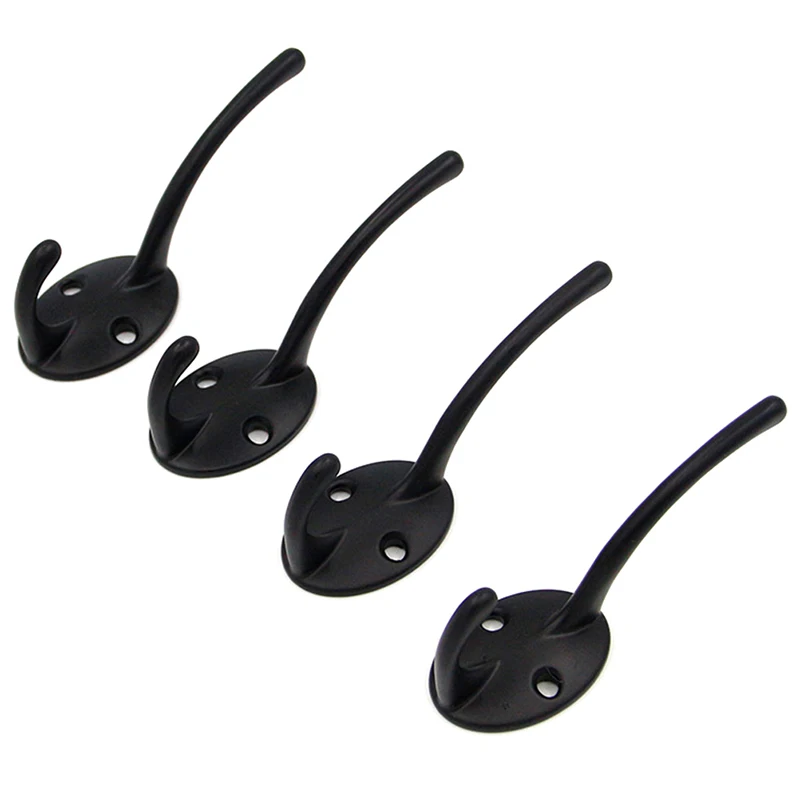 

Wall-mounted Clothes Hook Double-hung Clothes Hook Hat Hook with 2 Screws