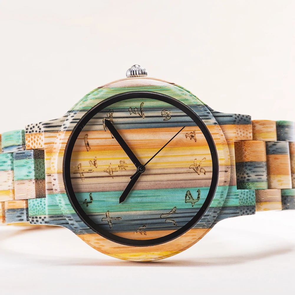 2022 Couple Watch Handmade Wooden Watch For Men Women Fashion Quartz Wristwatch Valentine's Day Gift Customize Logo