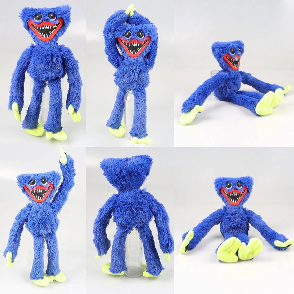 

Huggy Wuggy-peluche de La Haya, juguete de peluche suave de 40cm, muñeco de terror, regalo para niños