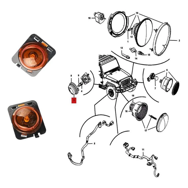 Автомобильный боковой маркер угловые указатели поворота на крыле боковые