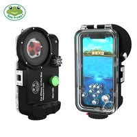 for iphone 11 12 pro max waterproof mobile phone case 40m underwater shell protection bag watertight deep diving seafrogs