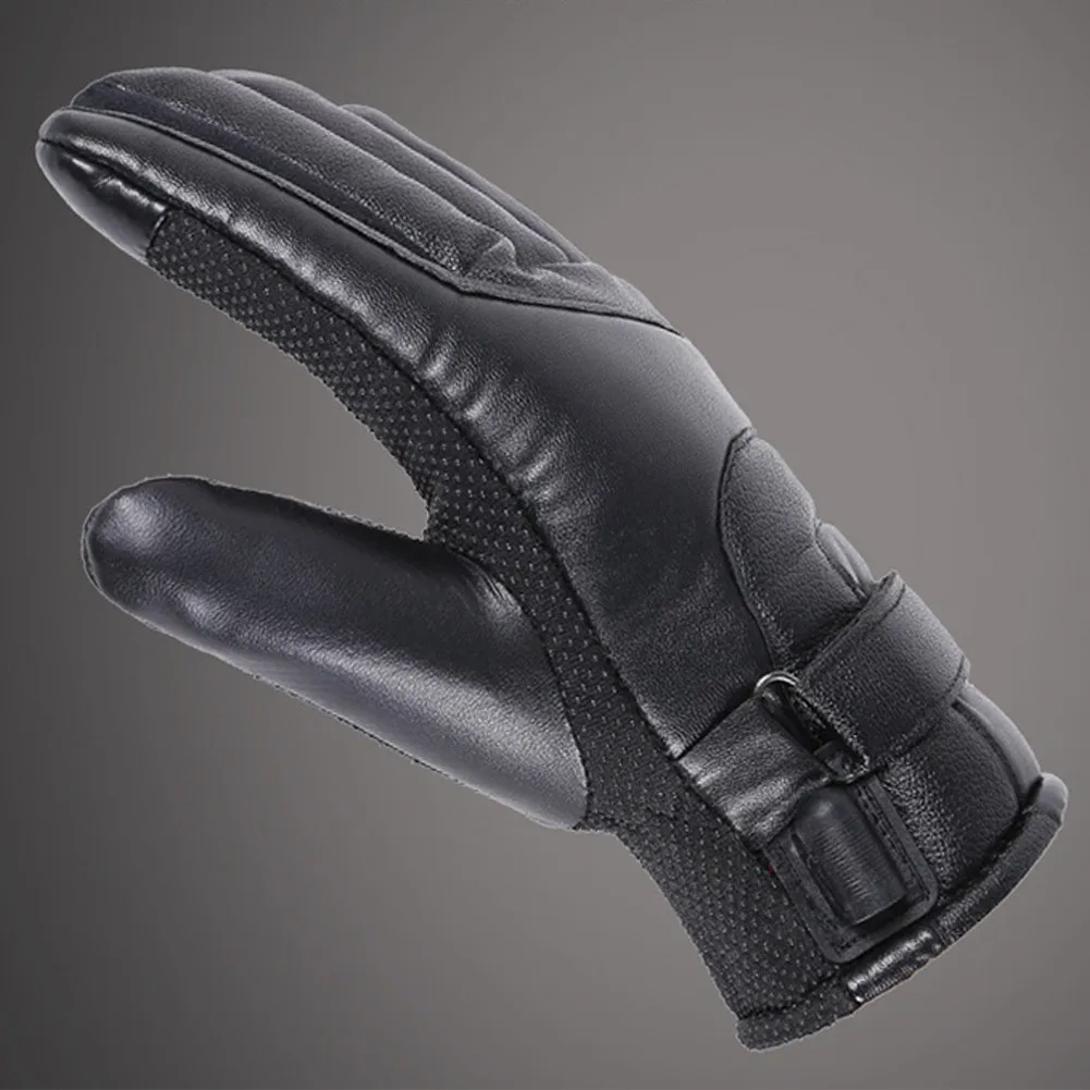

Motorcycle Heated Gloves USB Power Bank-Stepless Thermostat Heating Gloves Winter Windproof & Warm Accessories For Motorcyclist