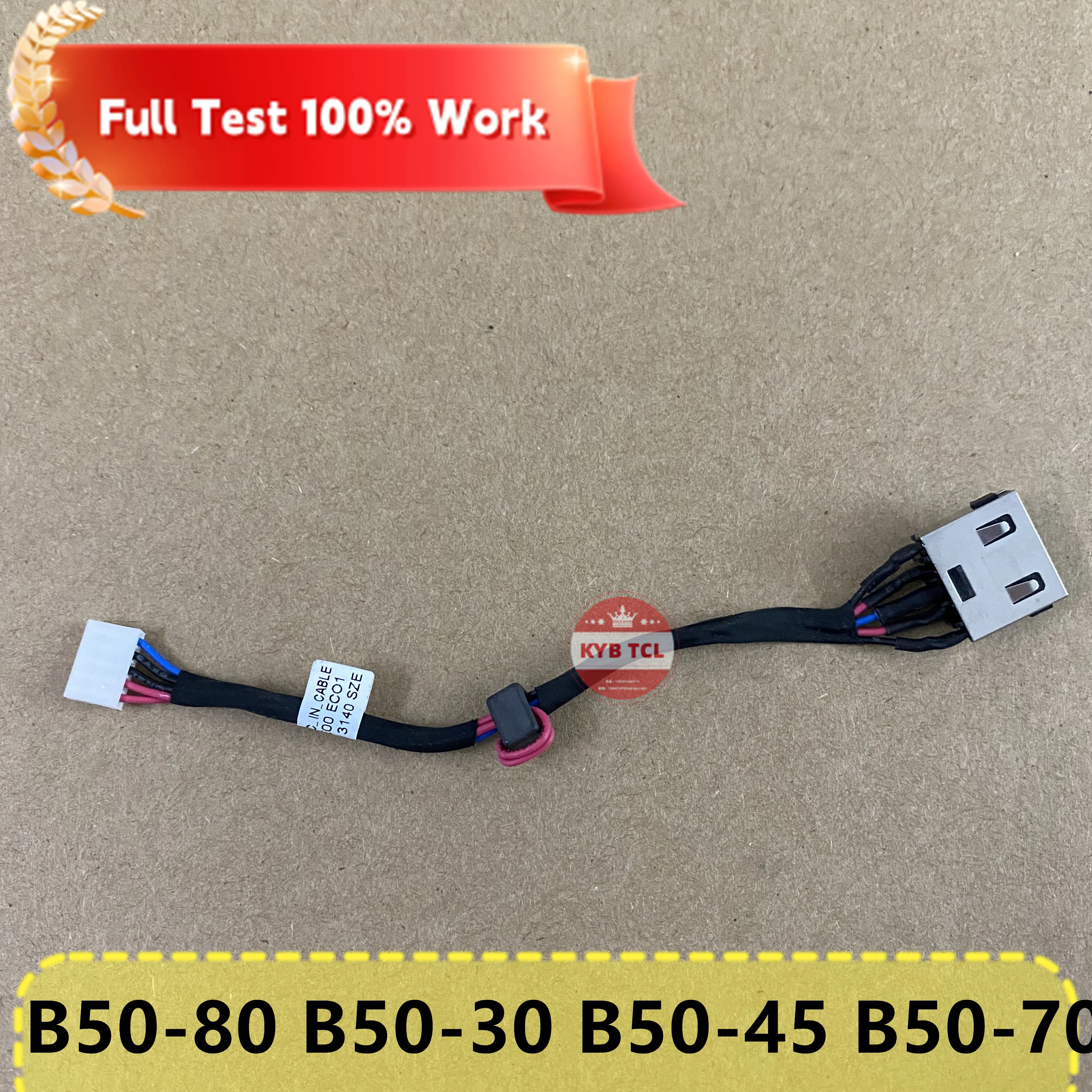 

Оригинальный ноутбук DC IN Power Jack W Кабель Lenovo B50-80 B50 B50-30 B50-45 B50-70 DC30100SE00 DC30100R000 DC30100S800 Ноутбук