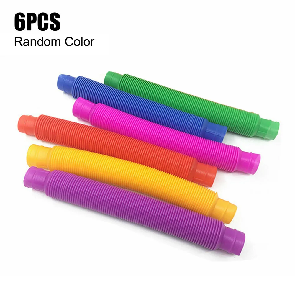 

Kids Fidget Toys Stress Relief Toys Early Childhood Education Folding Tube Toy Autism Sensory Funny Brain Game