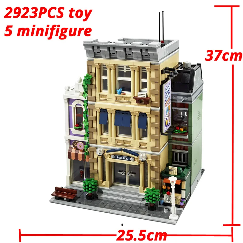 

Конструктор «полицейский участок», 2923 блоков, совместимый с 10278 1661