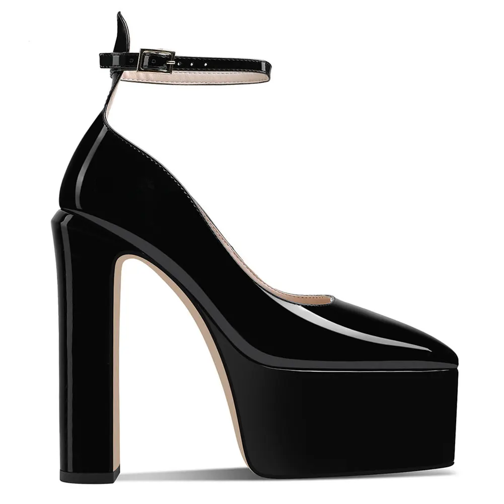 

Женские туфли-лодочки на платформе и высоком каблуке