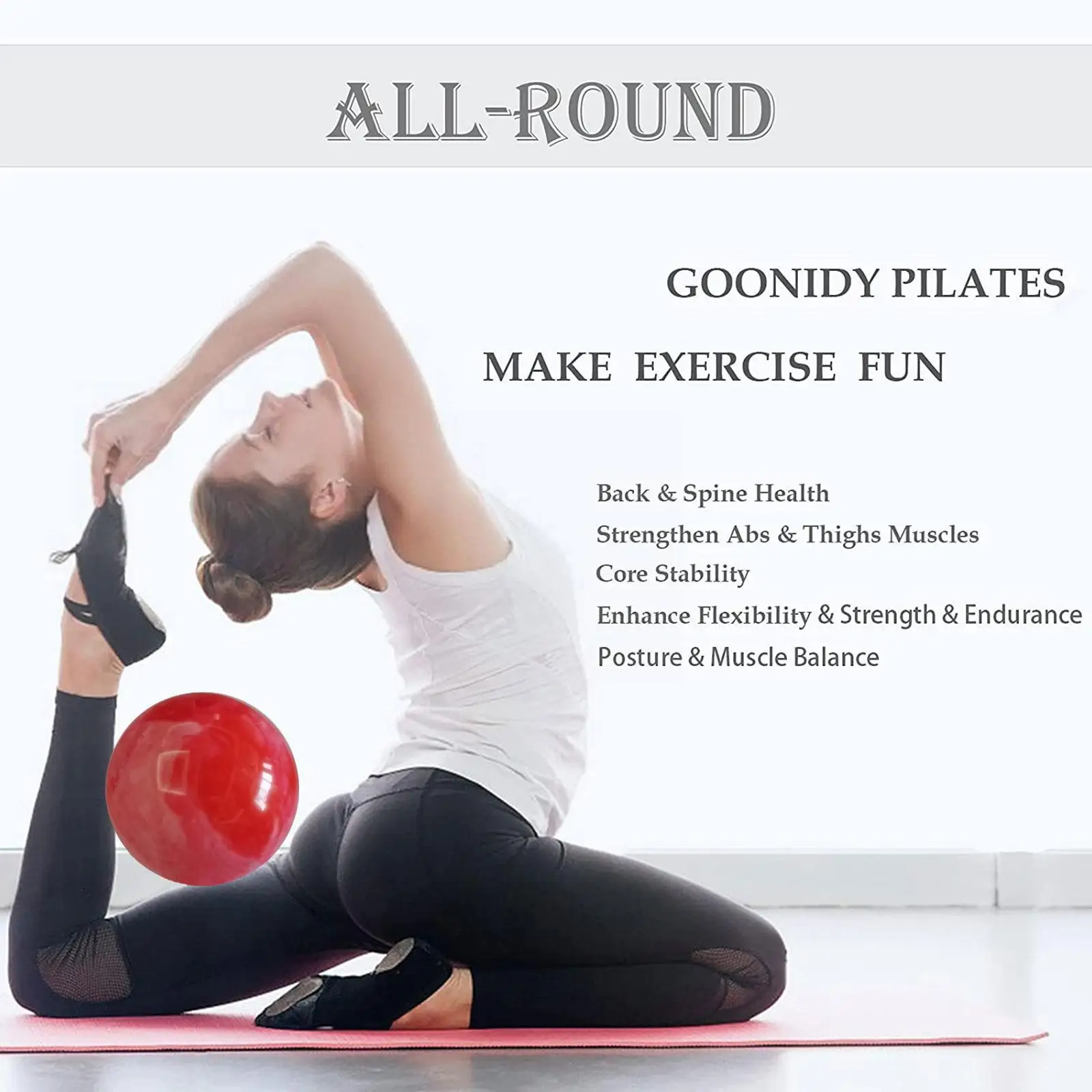 

25cm Gradient Color Yoga Ball Fitball Exercise Yoga Ball Fitness Ball Indoor Pilates Balls Fitness Core Training Ba Z8h7
