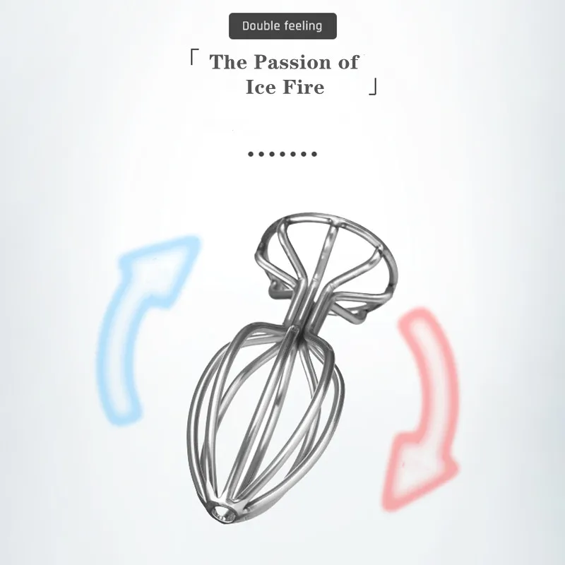 Анальная пробка новый стиль металлическая нержавеющая ажурная для пар Женские