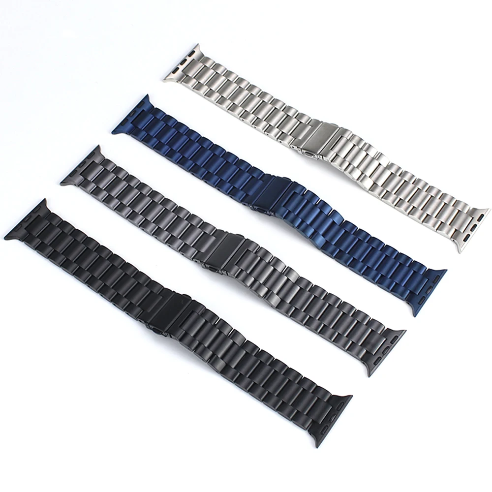 Metal Strap for Apple Watch Band 8 7 45mm 41mm Stainless Steel Bracelet iWatch Ultra 49mm 6 5 4 3 SE 44mm 42mm 40mm Accessories