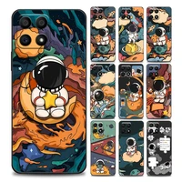 star cute astronaut cartoon phone case for honor 8x 9s 9a 9c 9x lite play 9a 50 10 20 30 pro 30i 20s6 15 soft silicone