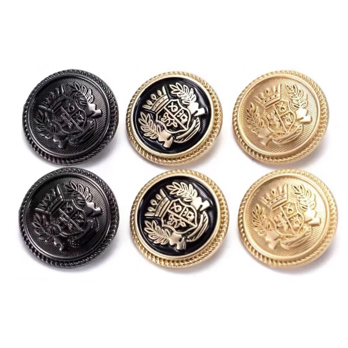 

10pcs new metal button British college style coat trench coat button