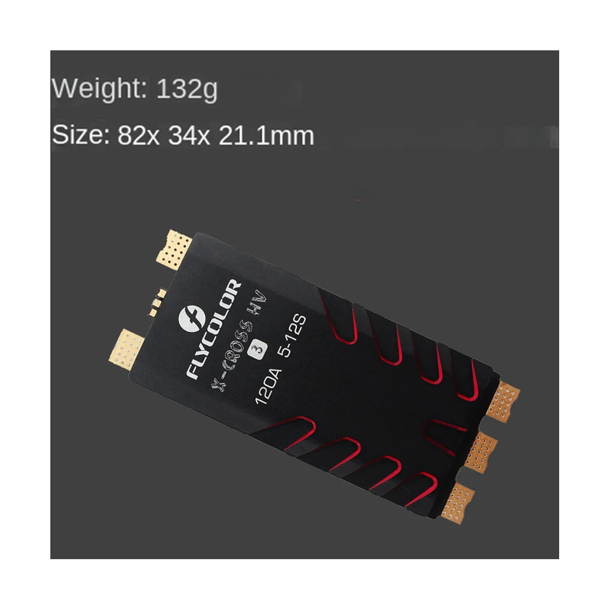 FLYCOLOR X-CROSS HV3 160A ESC 5-12S BLHeli-32 Dshot Proshot 64MHz 32-битный контроллер скорости для