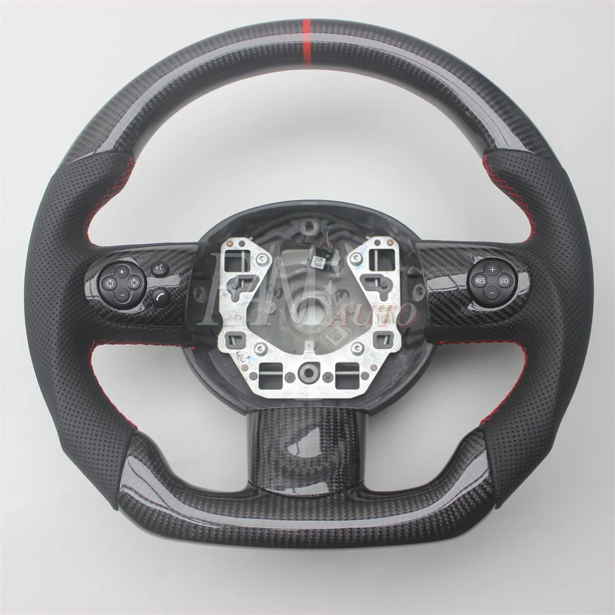 Сменный руль из настоящего углеродного волокна с кожей для BMW MINI R50 R52 R53 R55 R56 R57 R58 R59