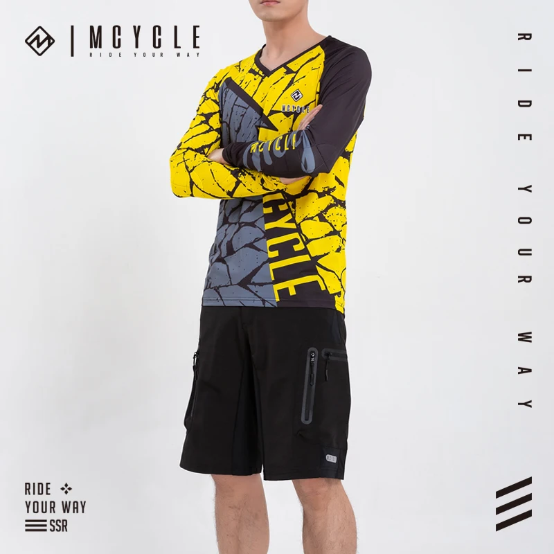 

Mcycle Custom Sublimation Sportswear Mtb Bike Shirt Long Sleeve Mountain Bike Men T-shirt Cycling Racing Jerseys