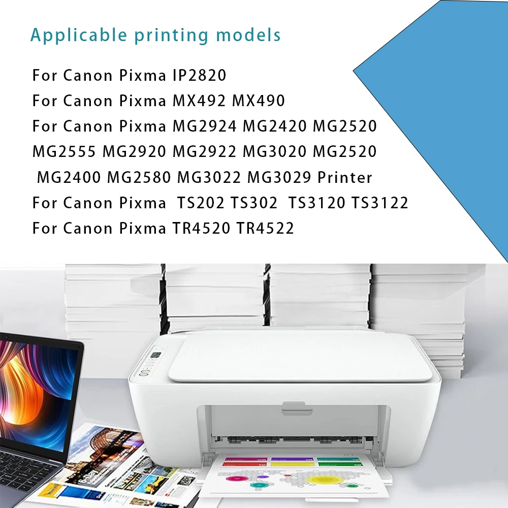 Фото Совместимый чернильный картридж Vilaxh PG245 CL246 XL для принтеров Canon Pixma MX490 MX492 MG2420 MG2520 MG2522, серия PG CL 245 246 №2