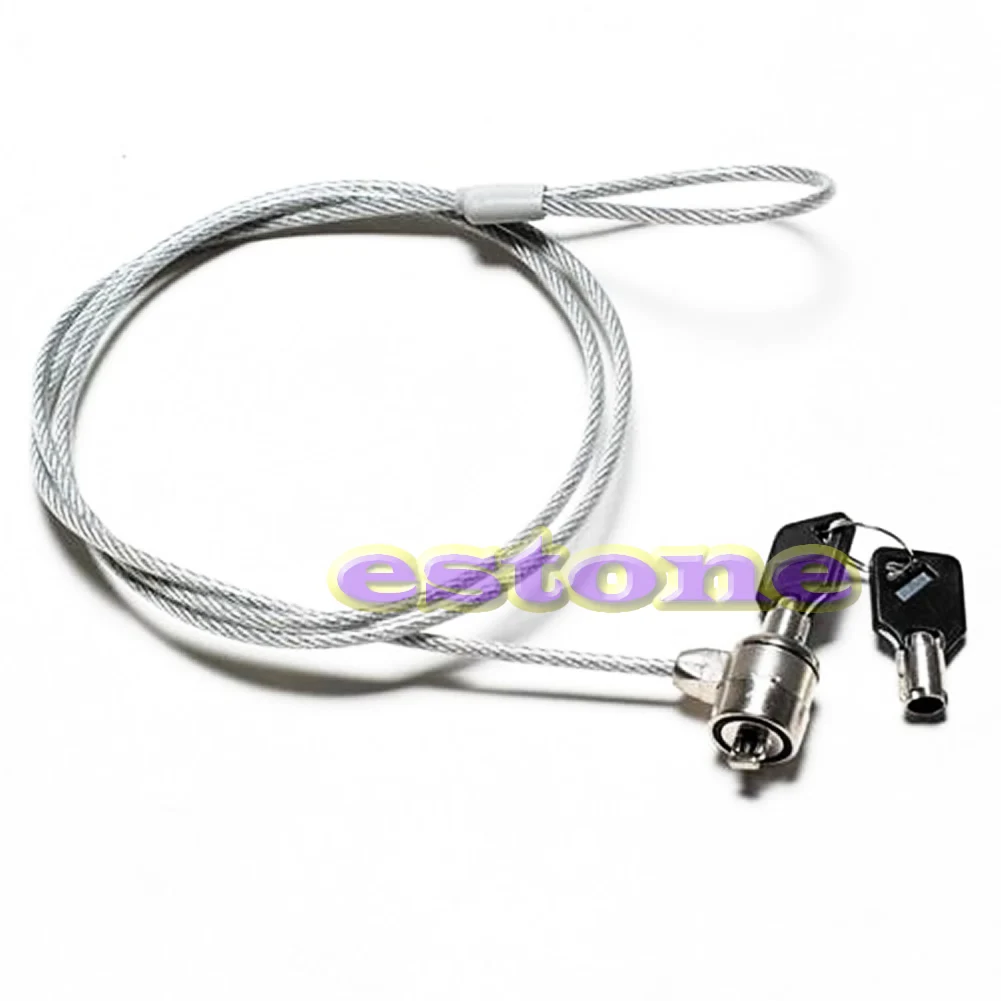 1PC Super Safe Notebook Laptop Computer Lock Security Cable Chain for Laptop PC Dropship