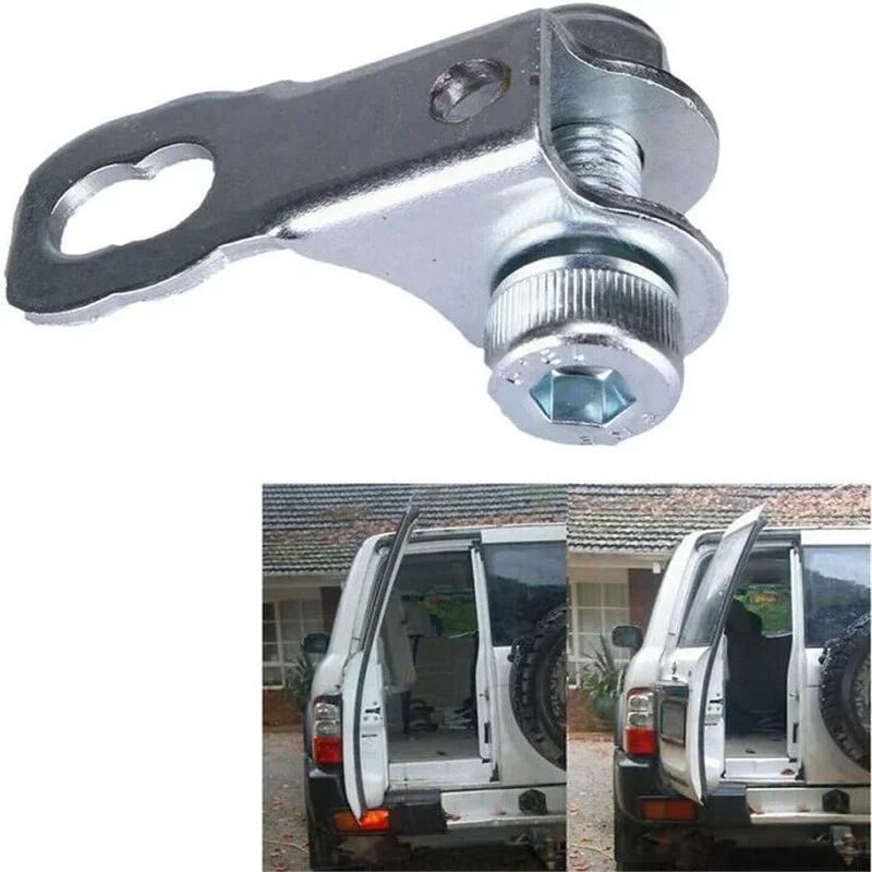 

Петля для задней двери автомобиля из нержавеющей стали, Удлинительный кронштейн для задней двери сарая для Nissan патруль Y61 GU 2004 2005 2006 2007 2008 2009