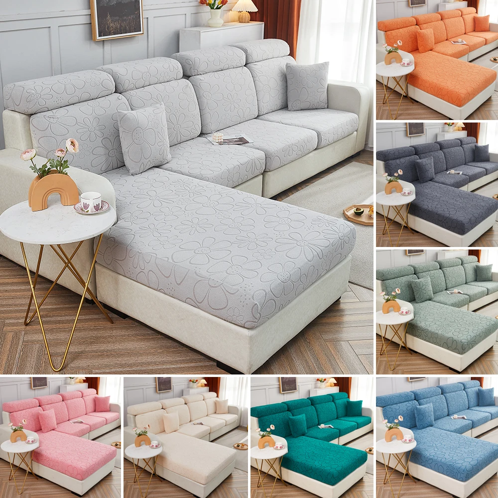 

Набор диванов с цветочным узором, чехол для подушки, жаккардовые чехлы для диванов, универсальные диваны на 1/2/3/4 места, безопасные для домаш...