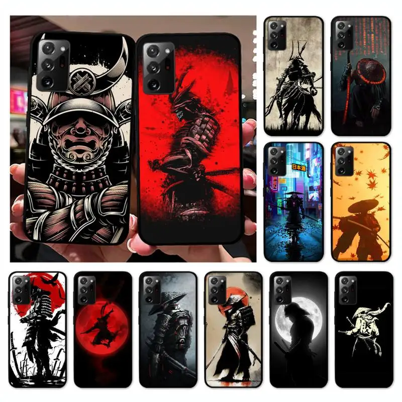

Japanese Samurai Art Phone Case for Samsung Note 20 Ultra 10 Pro 9 8 5 M51 M31 M30 S M20 M11 M10 A20S A32 Cover