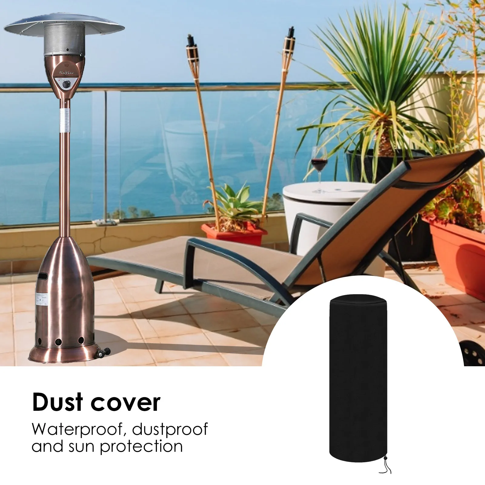 outdoor Oxford Waterproof Patio Heater Cover Dustproof Garden Furniture Sofa Chair Table Dust Ideal |