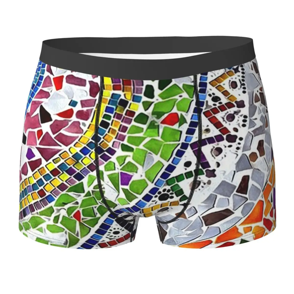 Трусы-боксеры шорты Gaudi Barselona трусики с мозаикой мужские удобные трусы для мужчин